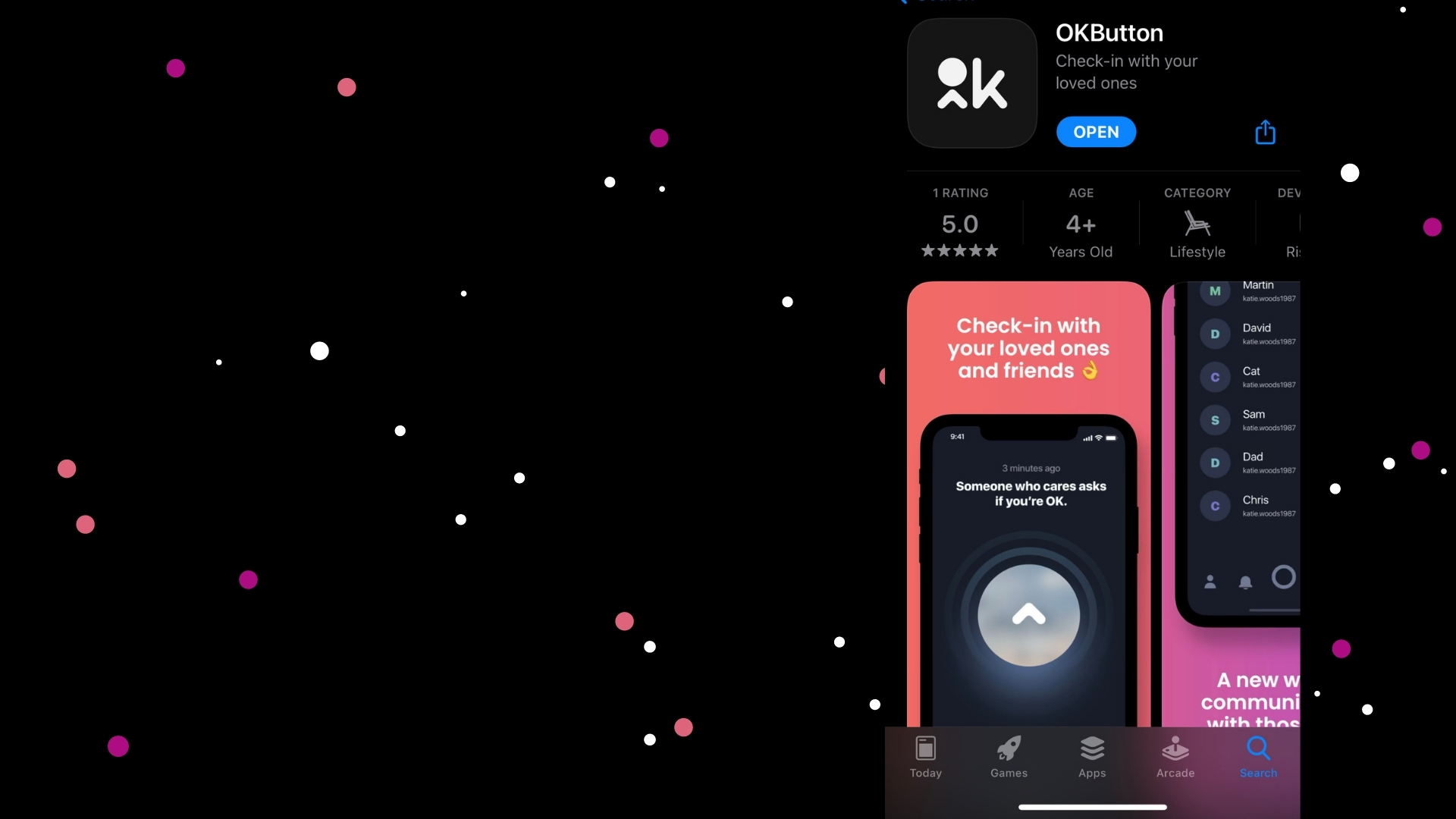 Version 1.0 of the OKButton is now in the iOS App Store